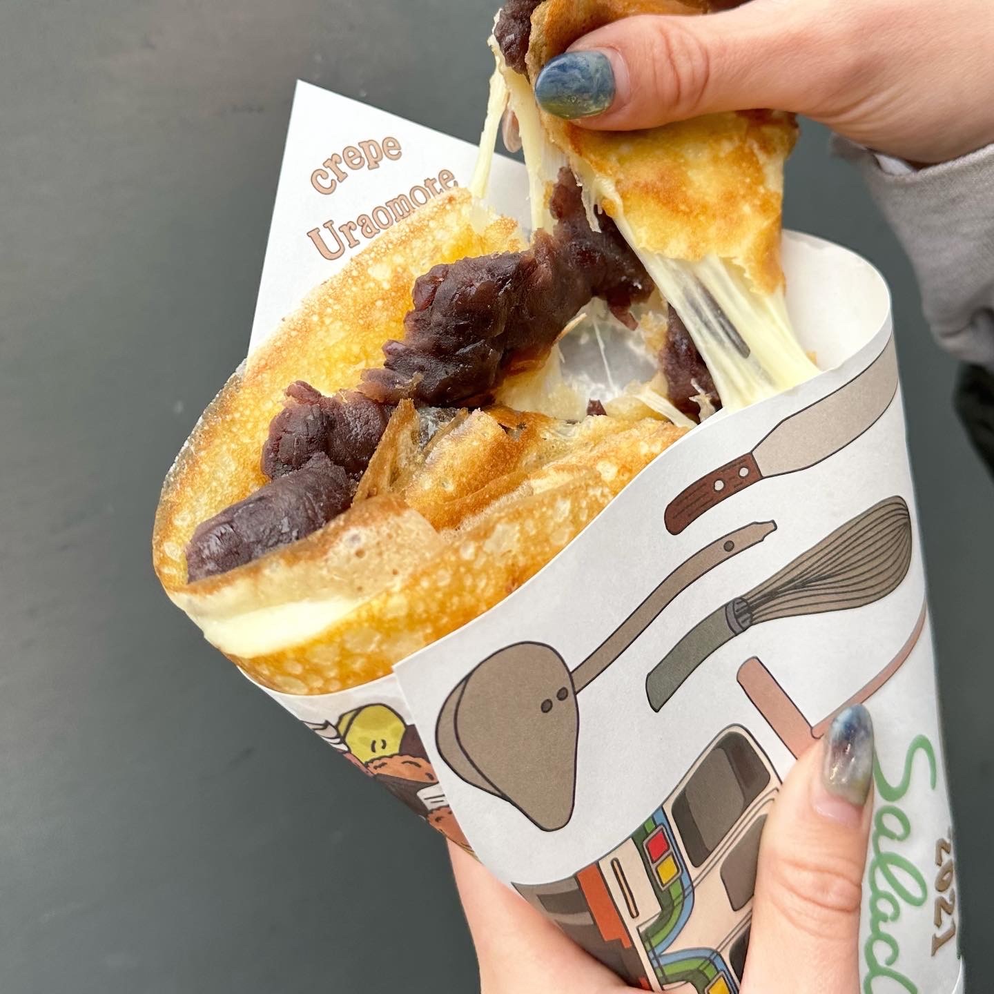 キッチンカー 　crepe Uraomote