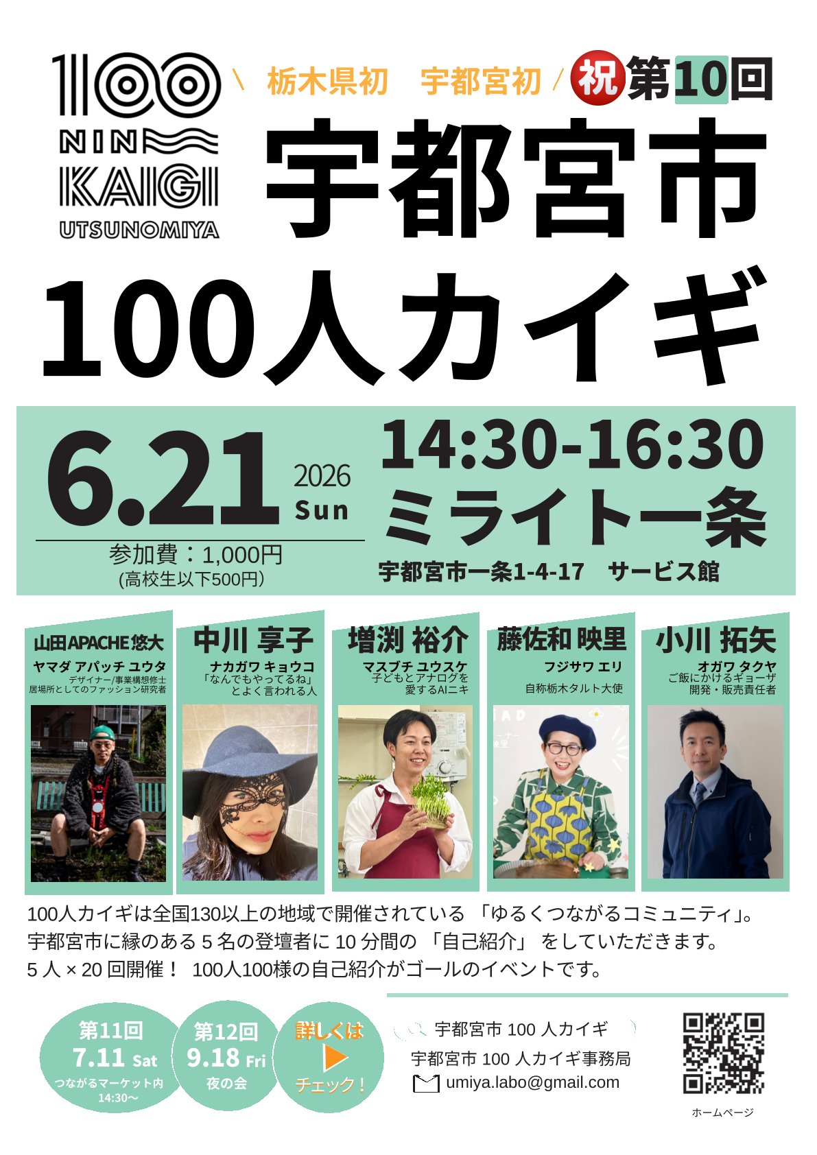 第10回　宇都宮市100人カイギ